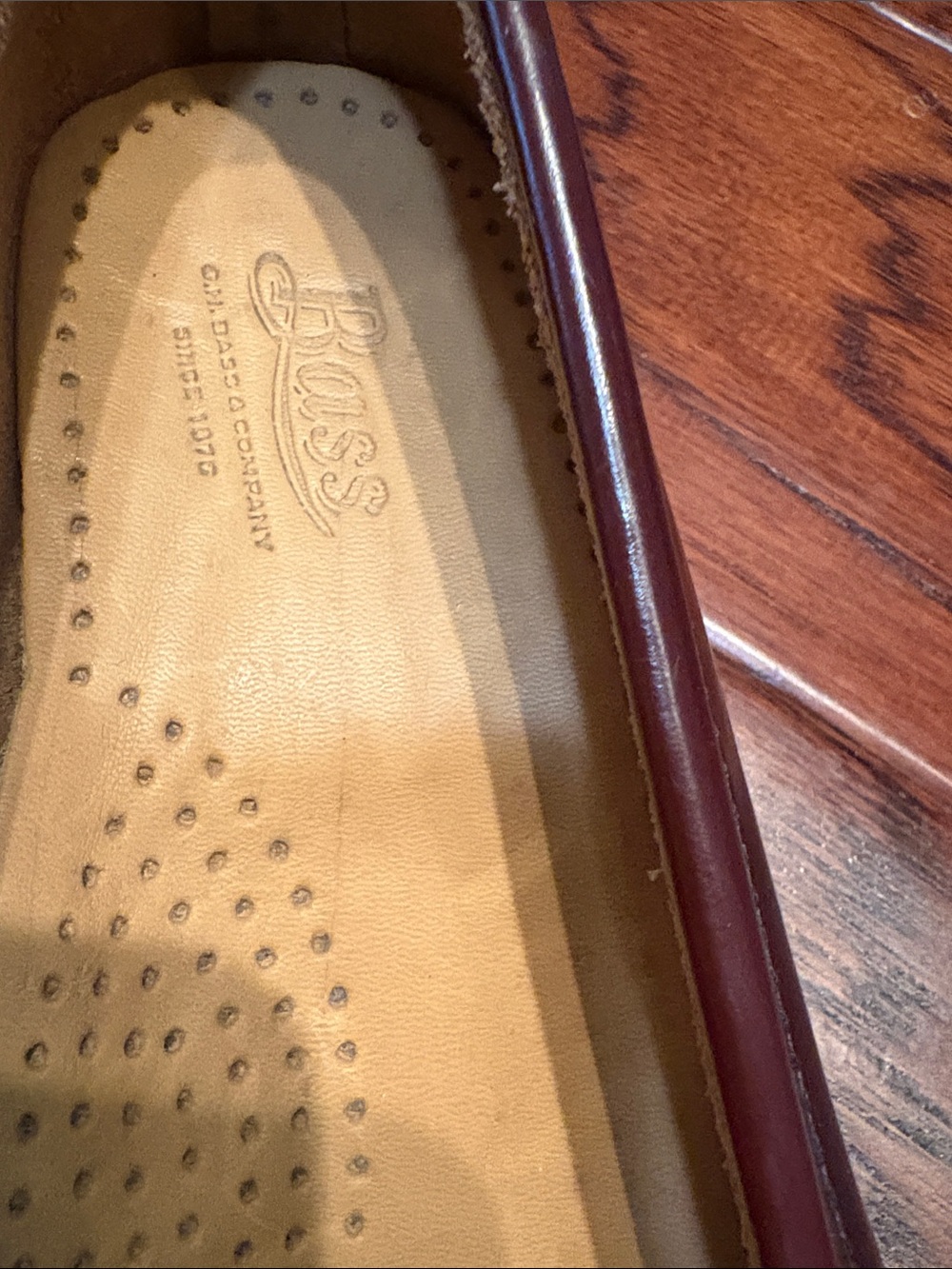 Women’s Classic Penny Loafers - Burgundy Leather - Picture 3 of 5